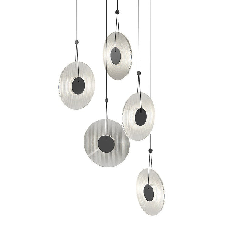 Meclisse 5-Light LED Chandelier by SONNEMAN with Dimmable Function and Rotating Design