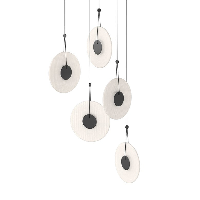 Meclisse 5-Light LED Chandelier by SONNEMAN with Dimmable Function and Rotating Design