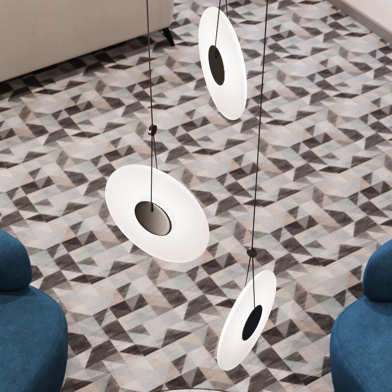 Meclisse 5-Light LED Chandelier by SONNEMAN with Dimmable Function and Rotating Design