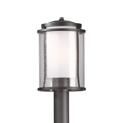 Meridian Outdoor Post Light 14.4” Height by Hubbardton Forge – Dimmable, UL Wet Rated, Multiple Finishes