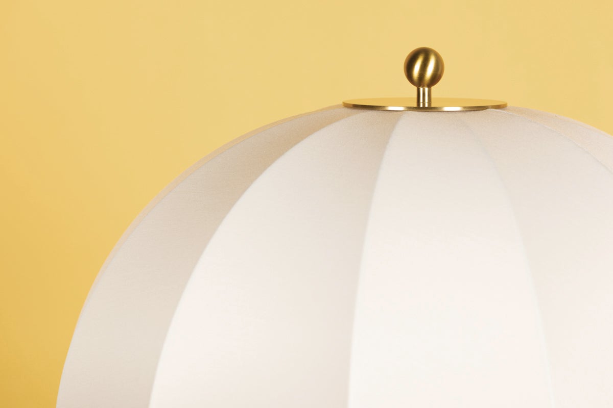 Mitzi Meshelle 70-Inch Mid-Century Modern Dimmable Floor Lamp with Unique Umbrella Shade