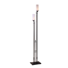 Metra Twin Tall Floor Lamp 74.7" by Hubbardton Forge - Dimmable, Handcrafted with Exquisite Glass