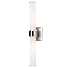 Mill Valley 2-Light Bath Sconce by Hudson Valley Lighting - Dimmable, UL Damp Rated, Multiple Finishes