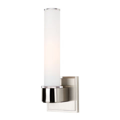 Mill Valley Bath Sconce 1261 by Hudson Valley Lighting - Elegant Metal & Glass Fixture, Dimmable, UL Damp Rated