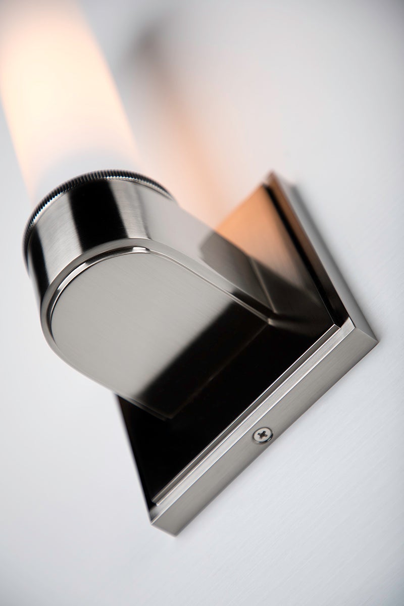 Mill Valley Bath Sconce 1261 by Hudson Valley Lighting - Elegant Metal & Glass Fixture, Dimmable, UL Damp Rated