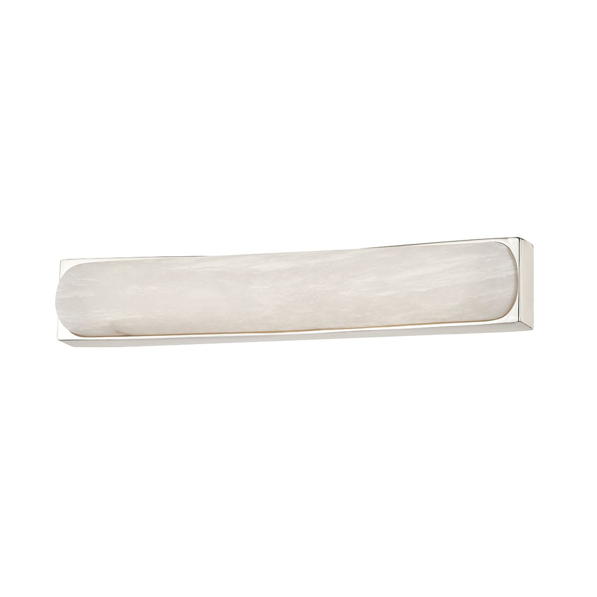 Millie Vanity Light by Corbett Lighting – 3.25" H, 18.25" W, Alabaster Shade, Dimmable, Damp Rated