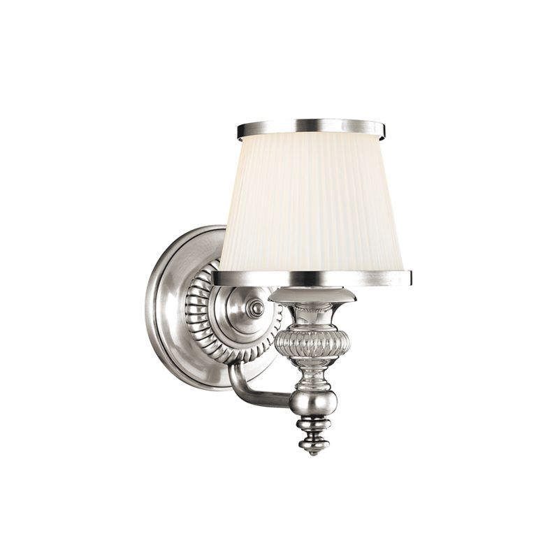 Milton Bath Sconce 9.5" H by Hudson Valley Lighting - Opal Glass, Dimmable, UL Damp Rated