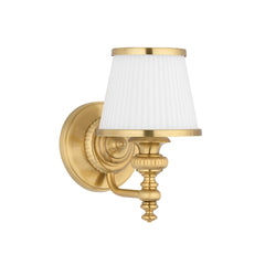 Milton Bath Sconce 9.5" H by Hudson Valley Lighting - Opal Glass, Dimmable, UL Damp Rated