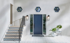 Mission Beach 23" Large Outdoor Wall Sconce by Troy Lighting, Textured Black, Dimmable, Weather-Resistant