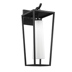 Mission Beach 23" Large Outdoor Wall Sconce by Troy Lighting, Textured Black, Dimmable, Weather-Resistant