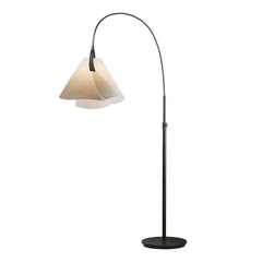 Mobius Arc Floor Lamp 66.3" Tall by Hubbardton Forge - Dimmable, Handcrafted Art in Elegant Finishes