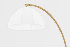 Montague Floor Lamp 67" Height Aged Brass Finish With Adjustable Brightness By Hudson Valley Lighting