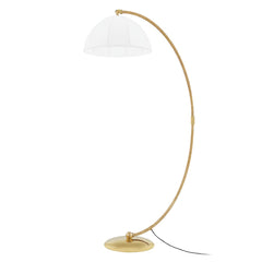 Montague Floor Lamp 67" Height Aged Brass Finish With Adjustable Brightness By Hudson Valley Lighting