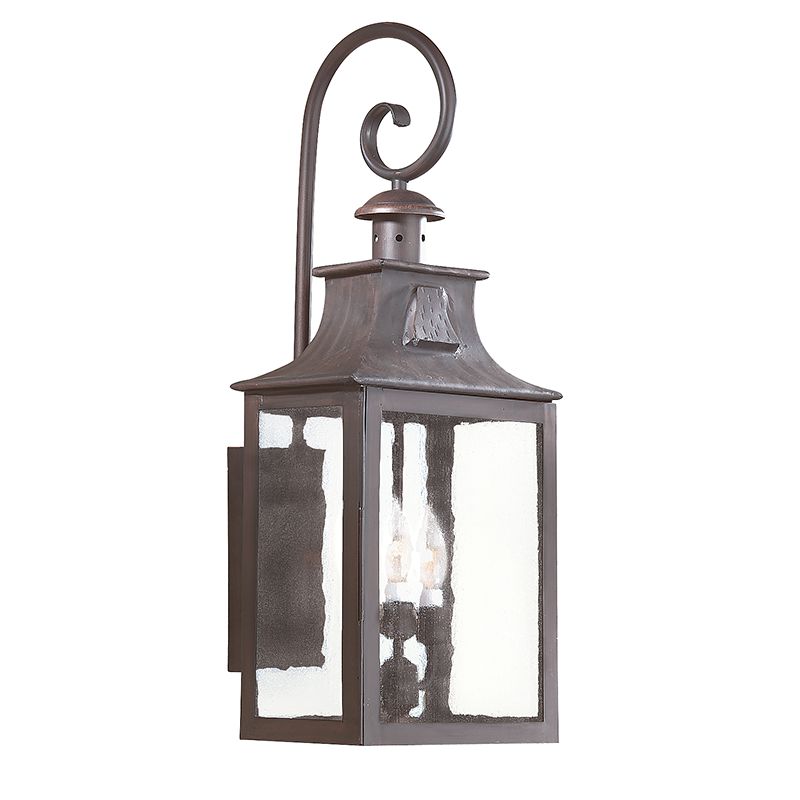 Newton 26.75" Large Outdoor Wall Light by Troy Lighting, Off-Black Finish, Dimmable, Wet Rated