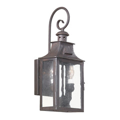 Newton Outdoor Wall Sconce by Troy Lighting, 2-Light, Weather-Resistant, Contemporary Design