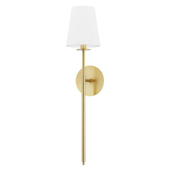 Niagara Sconce 27.5” by Hudson Valley Lighting - Aged Brass & Polished Nickel, Dimmable E12 Base