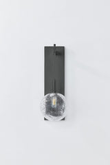 Onteora Sconce by Hudson Valley Lighting - Dimmable 1-Light Wall Light with Clear Seeded Glass Shade