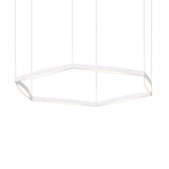 Ola 1 Ring LED Pendant Light by SONNEMAN - Dimmable 72W, 6600 Lumens, Modern Design, 2 Finishes