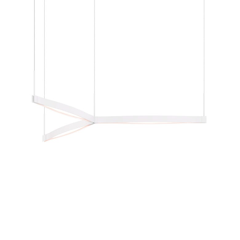 Ola Tri-Star LED Pendant Light by SONNEMAN - Dimmable, 3300 Lumens, 3000K Warm Light, 55" Wide