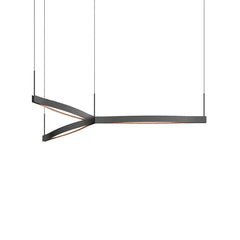 Ola Tri-Star LED Pendant Light by SONNEMAN - Dimmable, 3300 Lumens, 3000K Warm Light, 55" Wide
