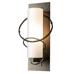 Olympus Small Outdoor Sconce by Hubbardton Forge – Handcrafted Metal and Glass Design, Multiple Finishes