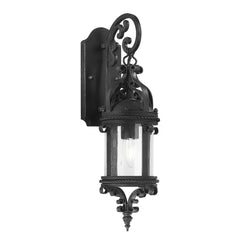 Pamplona 19-Inch Outdoor Wall Sconce with Clear Seeded Glass by Troy Lighting, UL Wet Rated