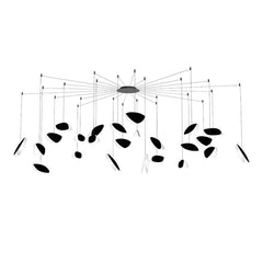 Papillons 24-Light LED Chandelier by SONNEMAN, Adjustable Height, Dimmable, Energy Efficient, 3000K Warm Glow