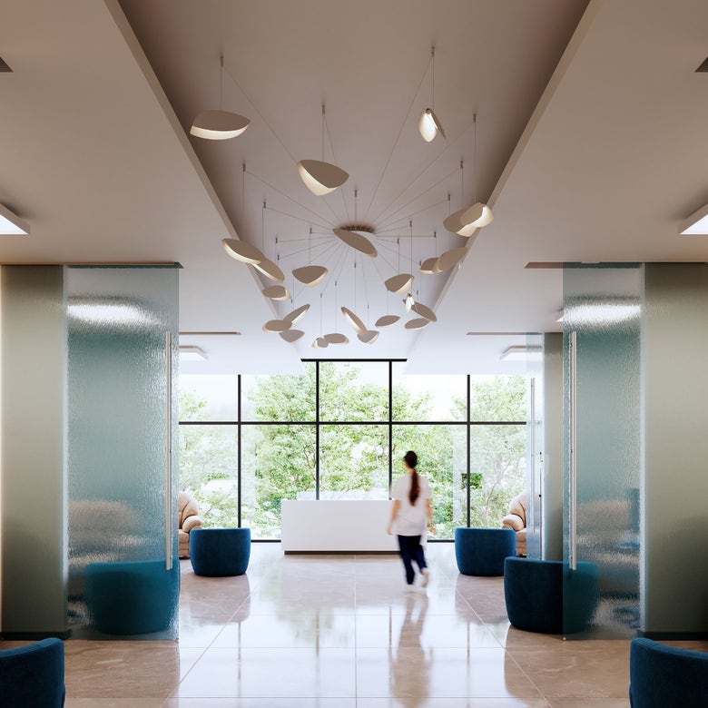 Papillons 24-Light LED Chandelier by SONNEMAN, Adjustable Height, Dimmable, Energy Efficient, 3000K Warm Glow