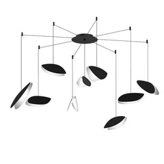 Papillons 9-Light LED Chandelier by SONNEMAN - Modern Art-Inspired Design, Energy Efficient, Customizable