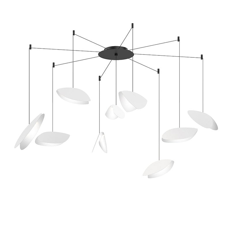 Papillons 9-Light LED Chandelier by SONNEMAN - Modern Art-Inspired Design, Energy Efficient, Customizable