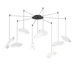 Papillons 9-Light LED Chandelier by SONNEMAN - Modern Art-Inspired Design, Energy Efficient, Customizable