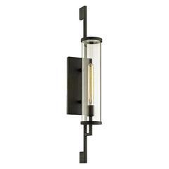 Park Slope 32" Large Outdoor Wall Sconce By Troy Lighting - Dimmable, ETL Wet-Rated, Iron Finish