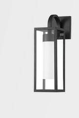 Pax Outdoor Wall Sconce 16.5" By Troy Lighting - Weather Resistant, Clear Glass Shade, Textured Black Finish