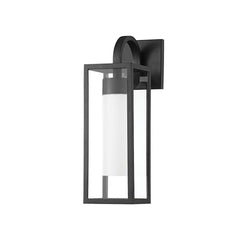 Pax Outdoor Wall Sconce 16.5" By Troy Lighting - Weather Resistant, Clear Glass Shade, Textured Black Finish