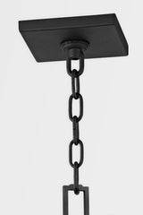 Percy Outdoor Hanging Lantern by Troy Lighting, 3 Bulbs, Dimmable, Textured Black Finish, UL Wet Rated