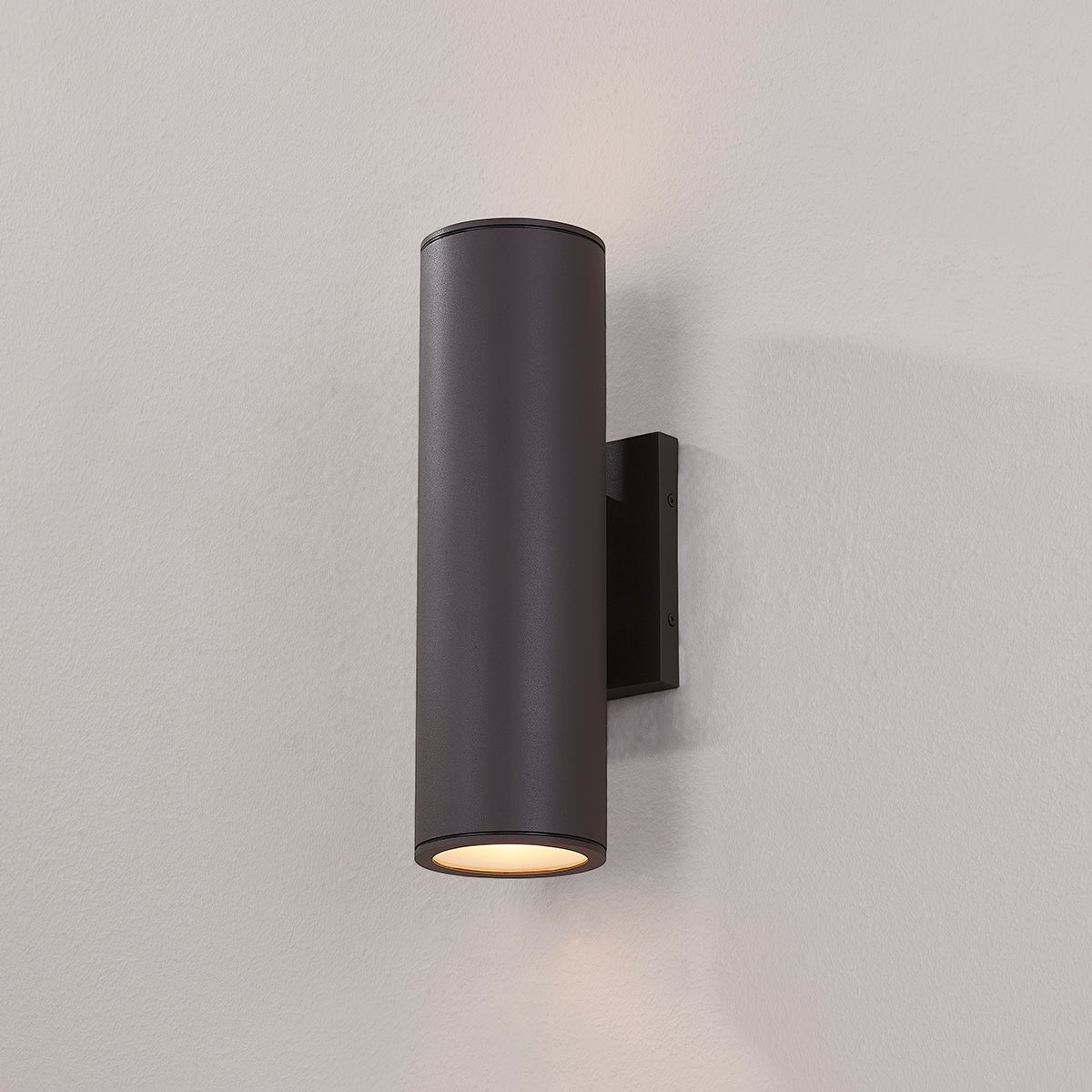 Perry Large Outdoor Wall Sconce by Troy Lighting, Energy Efficient, Wet Rated, Modern Design, 14.5" Height