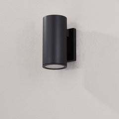 Perry Outdoor Wall Sconce By Troy Lighting, Dimmable, ETL Wet Rated, 9"H x 4.5"W x 5.5"E