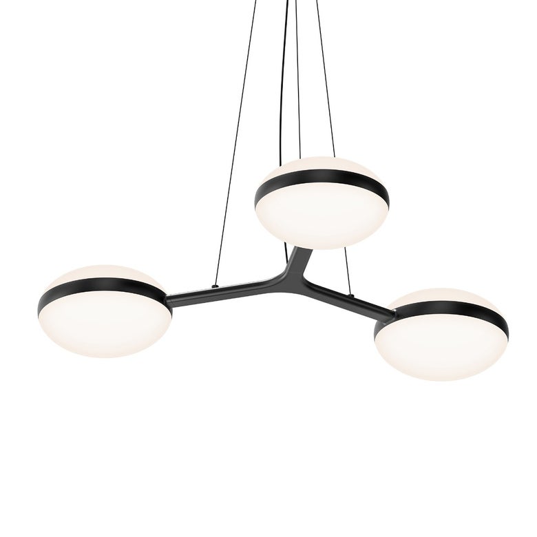 SONNEMAN Pillows Chandelier - Satin Black, Part Number .