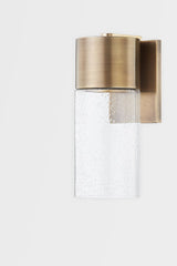 Pristine Wall Sconce by Troy Lighting, Patina Brass Finish, Dimmable, UL Wet Rated, 12.75"x5.25