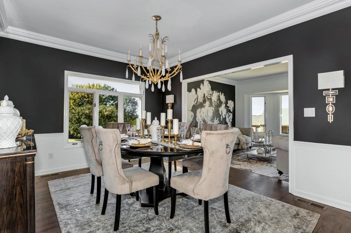 Prosecco Medium Chandelier by Corbett Lighting - 8 Bulb, Gold Leaf Finish, Adjustable 42.5" to 112.75