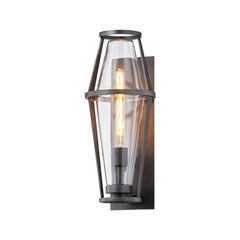 Prospect 18.75" Medium Outdoor Wall Sconce by Troy Lighting, Dimmable, Graphite Finish, UL Wet Rated