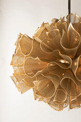 Pulse Chandelier 12-Light Floral Design with Adjustable Height and Dimmable Feature by Corbett Lighting