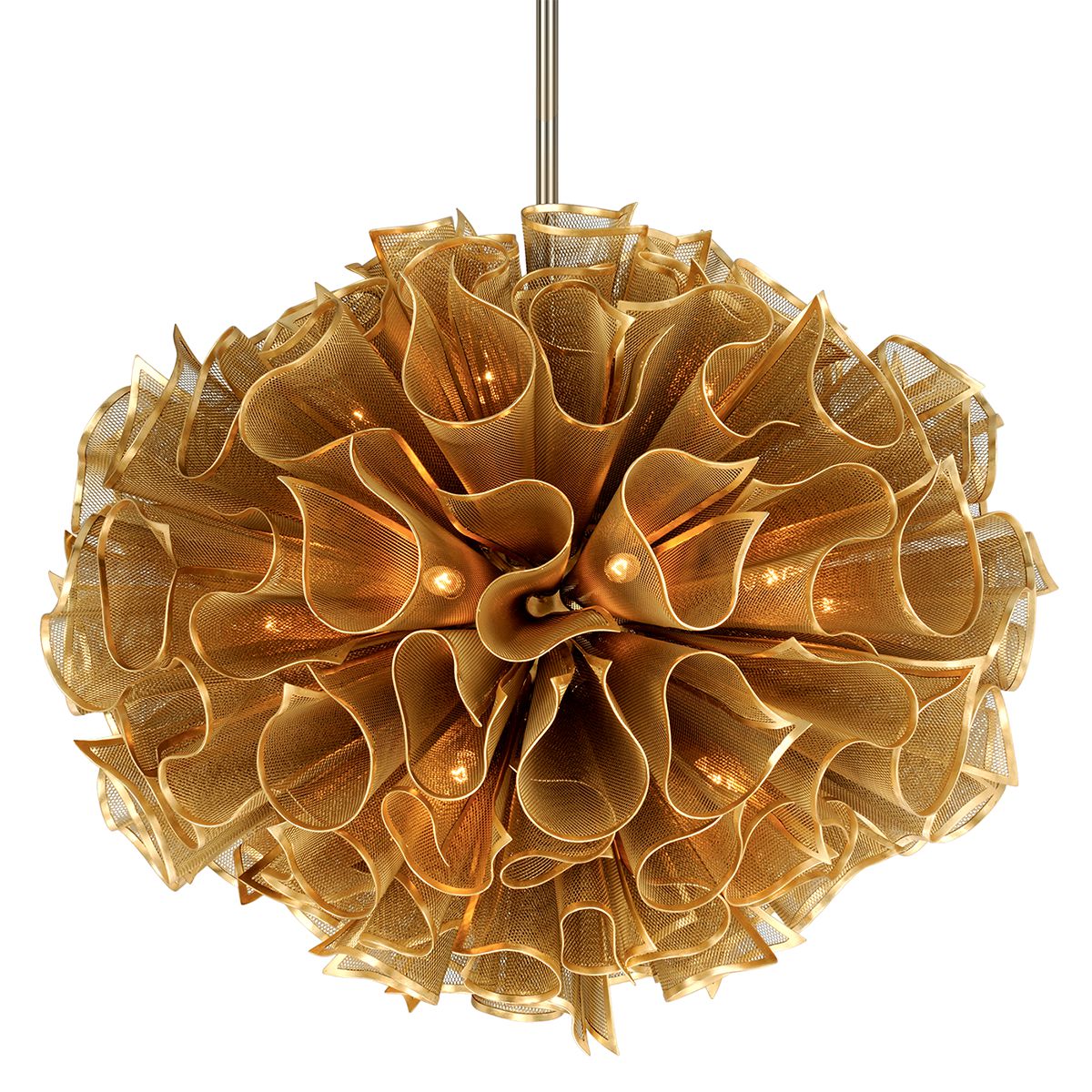 Pulse Large Chandelier - Corbett Lighting