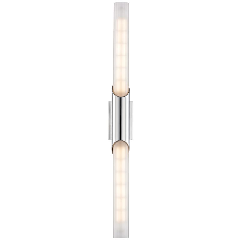 Pylon 2-Light Damp Rated Wall Sconce by Hudson Valley Lighting with Stylish Glass Shades