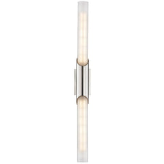 Pylon 2-Light Damp Rated Wall Sconce by Hudson Valley Lighting with Stylish Glass Shades