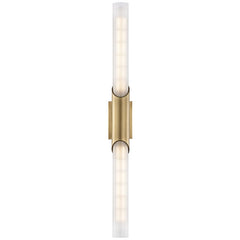Pylon 2-Light Damp Rated Wall Sconce by Hudson Valley Lighting with Stylish Glass Shades