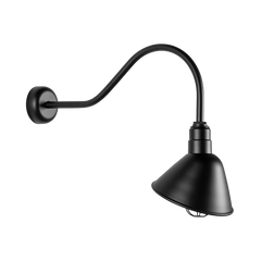 Troy RLM Lighting San Bruno Wall Sconce, Matte Black, Industrial Style, Dimmable, Outdoor/Indoor