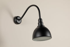 Ventura Wall Sconce by Troy RLM Lighting - Modern Matte Black Outdoor Light, Dimmable, UL Wet Rated