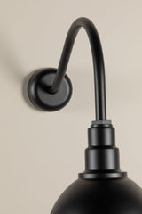 Ventura Wall Sconce by Troy RLM Lighting - Modern Matte Black Outdoor Light, Dimmable, UL Wet Rated