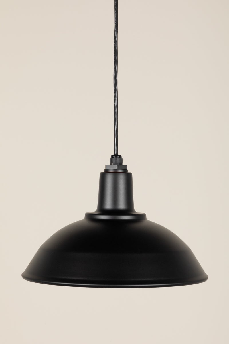 Tahoe Pendant Light by Troy RLM Lighting - Matte Black Aluminum, Dimmable, UL Wet Rated, 100W Max